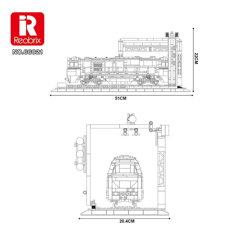 Reobrix G2000 European Freight Train 66021