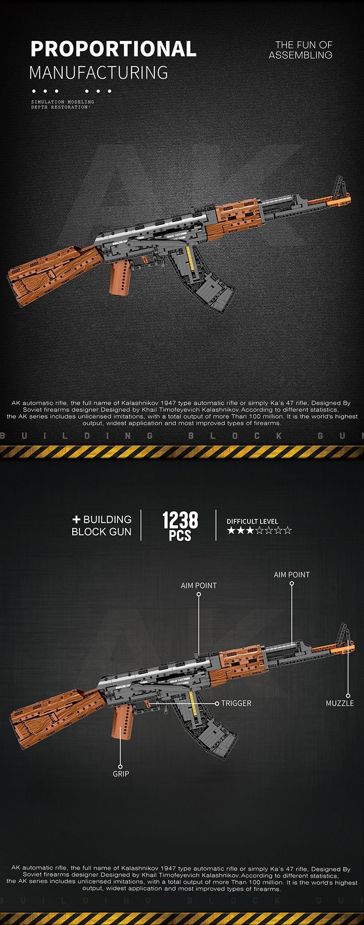 Reobrix AK-47 Assault Rifle 77005