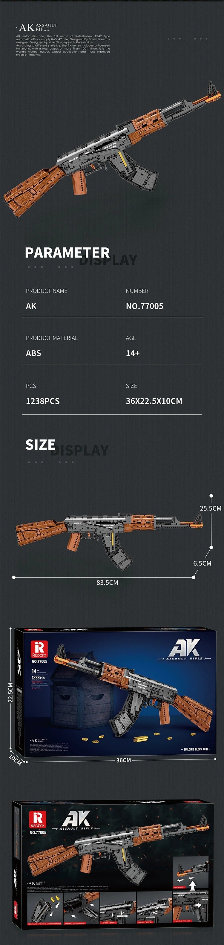 Reobrix AK-47 Assault Rifle 77005
