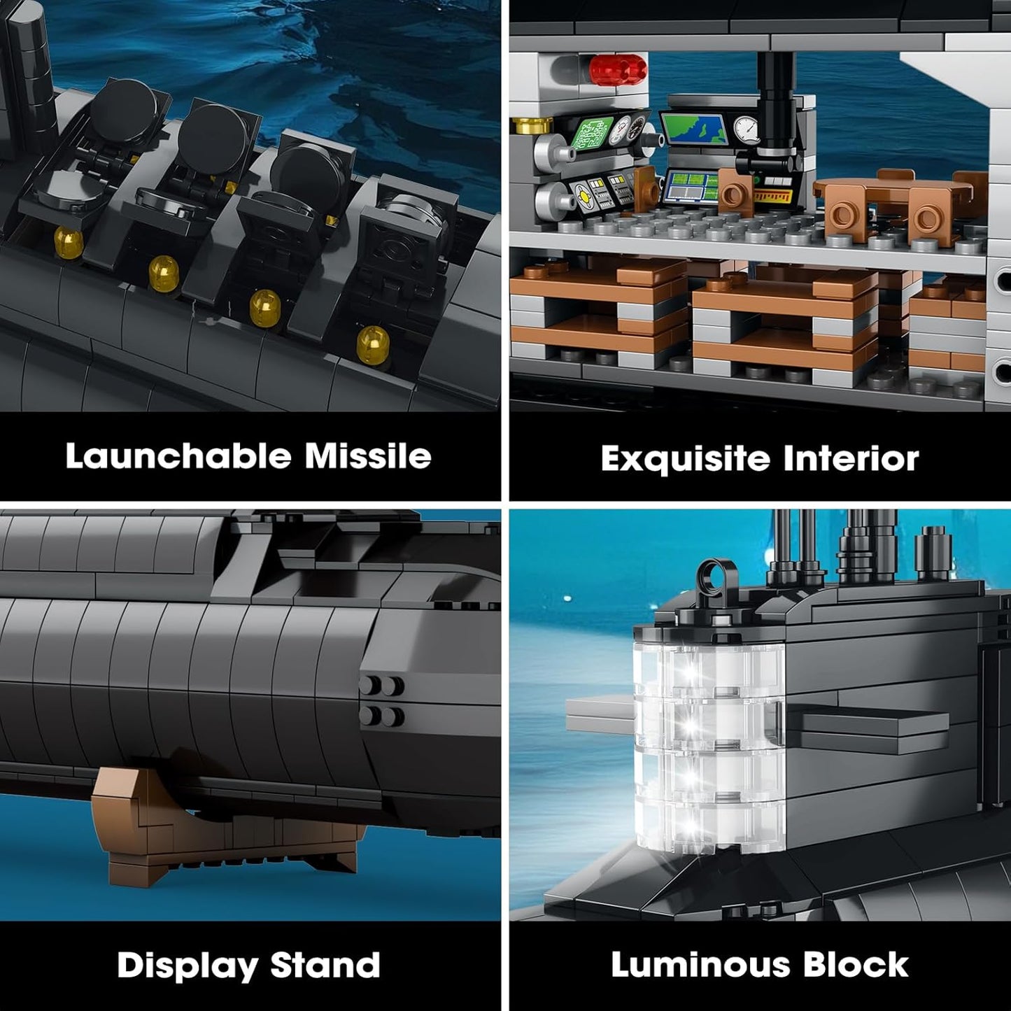 Reobrix Military Nuclear Submarine 800