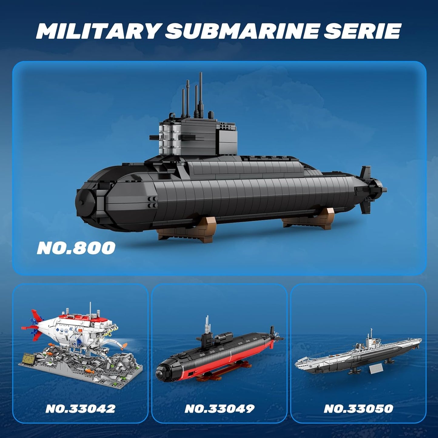 Reobrix Military Nuclear Submarine 800