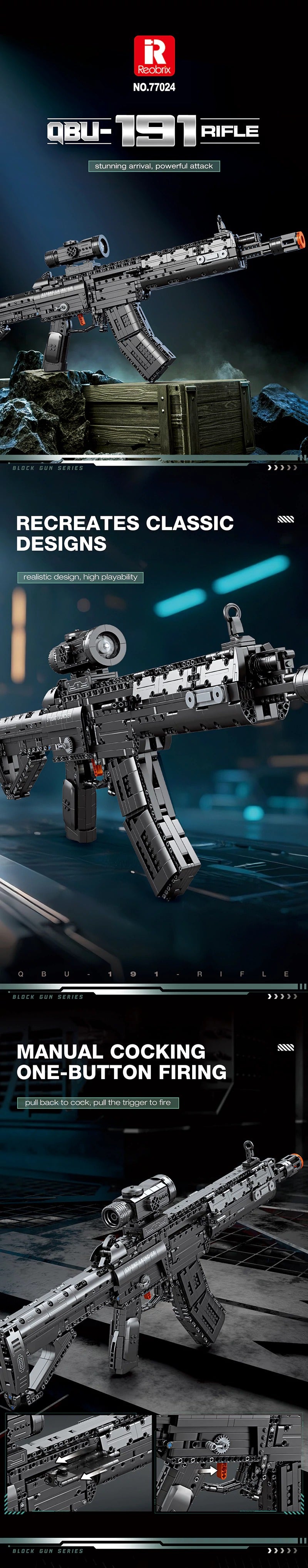 Reobrix QBU-191 Rifle 77024