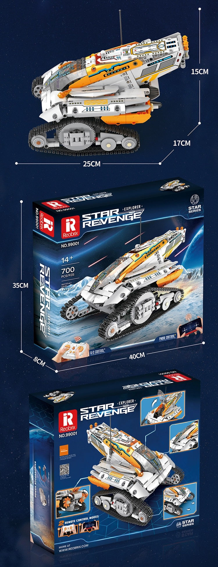 Reobrix Star Revenge Explorer R/C 99001