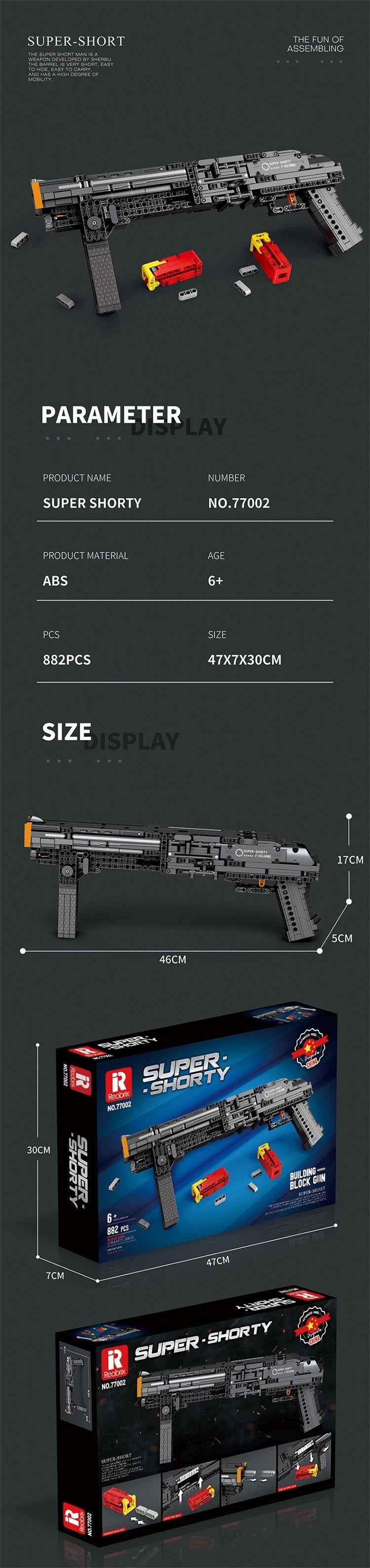 Reobrix Super Shorty 77002