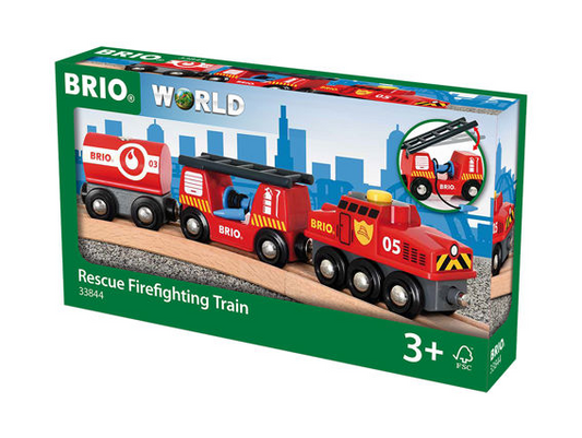 Brio Rescue Firefighting Train Brio