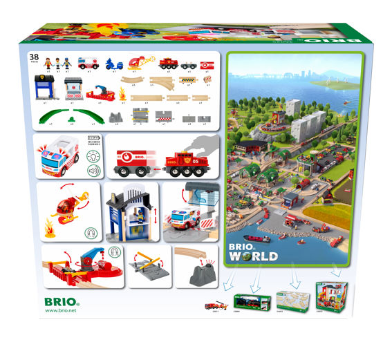 Brio Rescue Team Train Set Brio