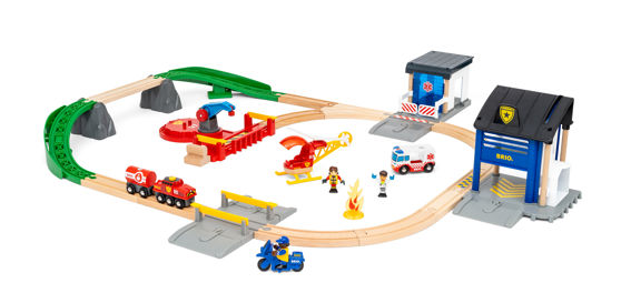 Brio Rescue Team Train Set Brio