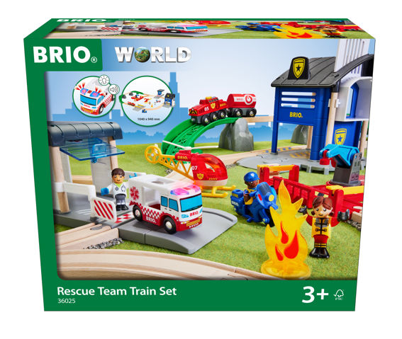 Brio Rescue Team Train Set Brio