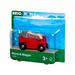Brio Rhino And Wagon Brio