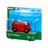 Brio Rhino And Wagon Brio