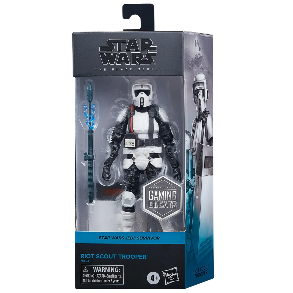 TOYSTER SG - STAR WARS The Black Series Jedi Survivor Gaming Greats Riot  Scout Trooper 6-in Action Figure – Toyster