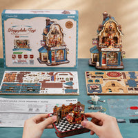 Robotime Rolife タイムトラベル DIY ブックヌークシェルフインサート TGB04