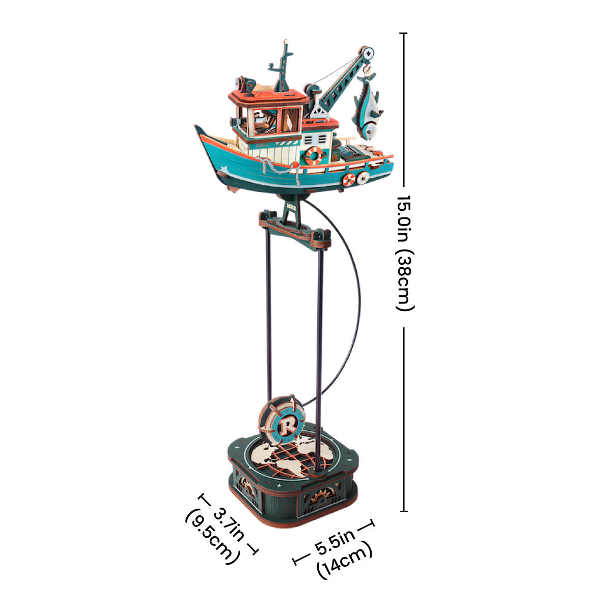 Robotime ROKR Lucky Trawler Pendulum Balance Toy 3D Puzzle