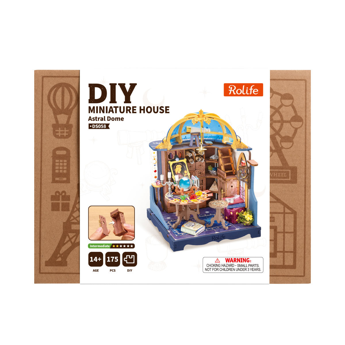 Robotime Rolife Astral Dome DIY Miniature House