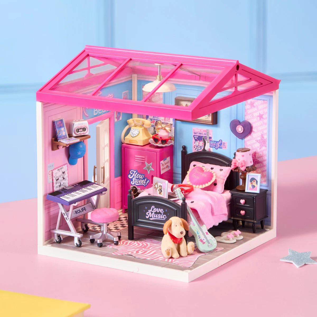 Robotime Rolife Bedroom Pop DIY Miniature House