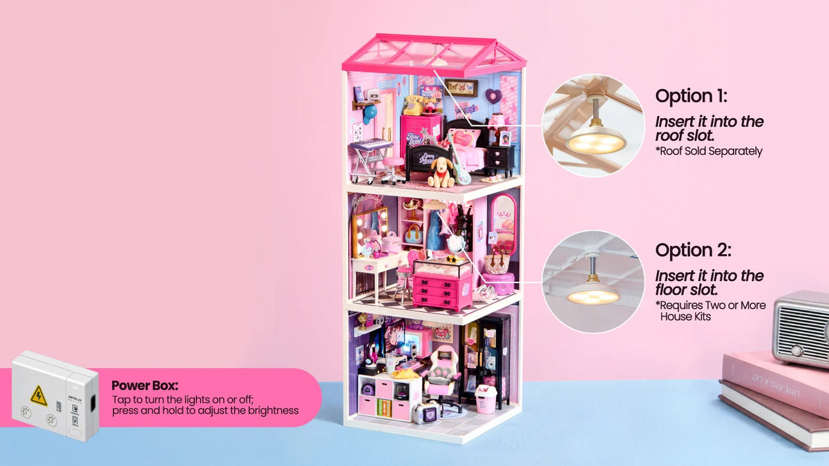 Robotime Rolife Bedroom Pop DIY Miniature House