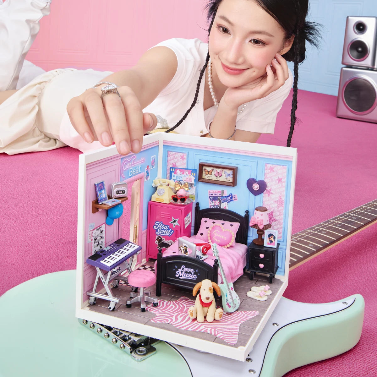 Robotime Rolife Bedroom Pop DIY Miniature House