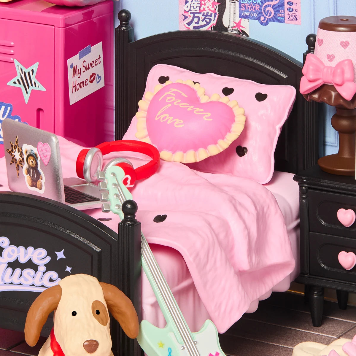 Robotime Rolife Bedroom Pop DIY Miniature House