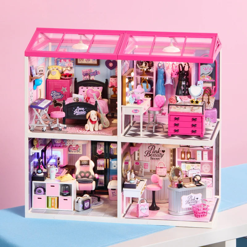 Robotime Rolife Bedroom Pop DIY Miniature House