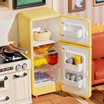 Robotime Rolife Happy Meals Kitchen DIY Plastic Miniature House DW008
