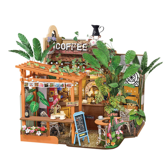 Robotime Rolife Leafree Café DIY Miniature House