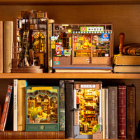Robotime Rolife Nostalgic Corner Shop DIY Book Nook