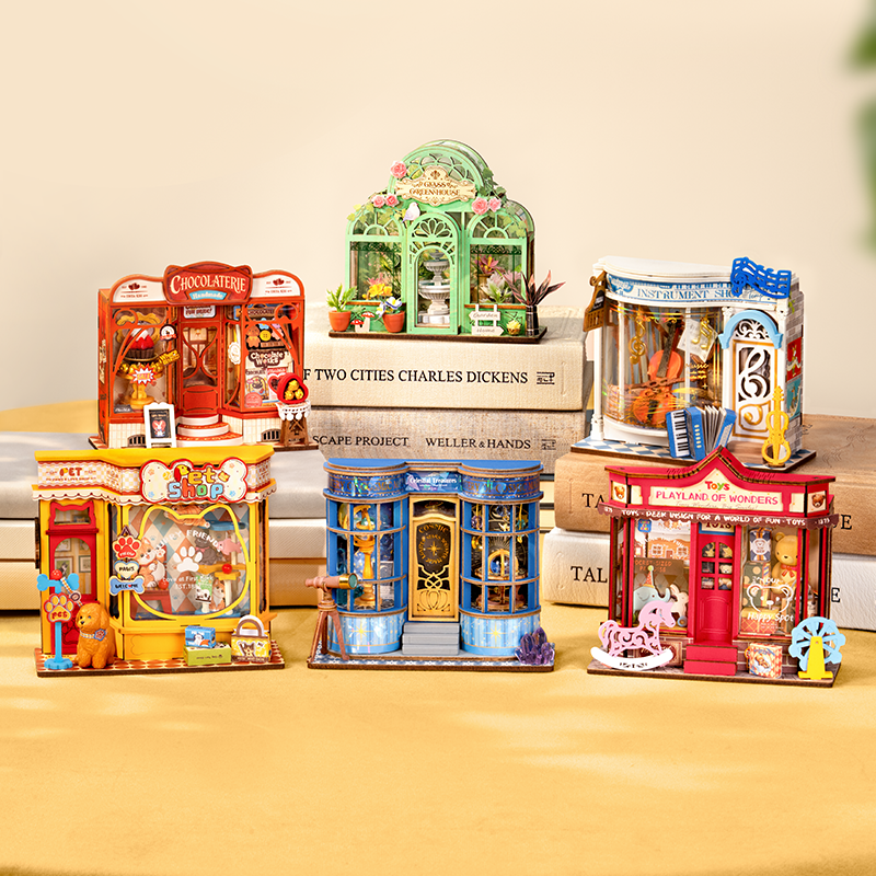 Robotime Rolife Whimsy Toy Shop DIY Miniature House DS044