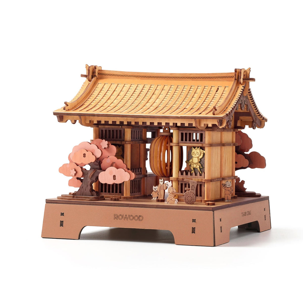 Robotime Rowood Sacred Sakura Temple Wooden 3D Puzzle