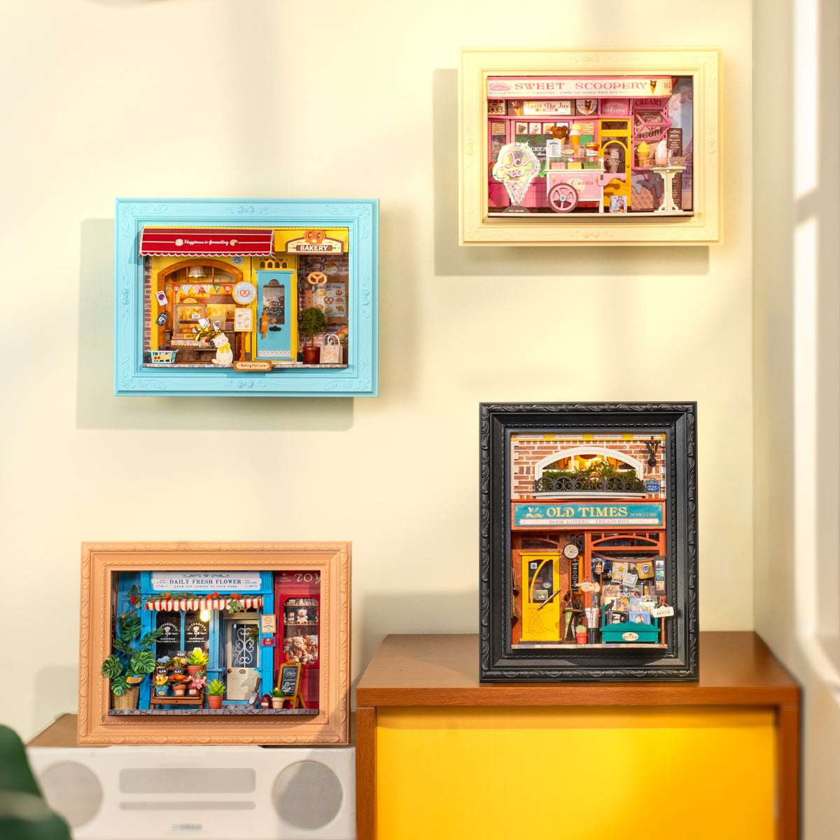 Rolife Fluffy Cat Bakery 3D Wooden Puzzle DP001