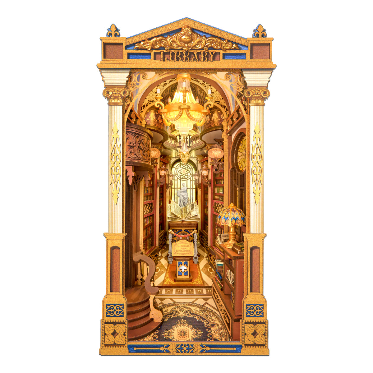 Robotime Rolife Library of Wonders DIY Book Nook TGB16