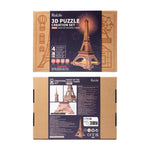 Robotime Rolife Night of the Eiffel Tower 3D Wooden Puzzle TGL01