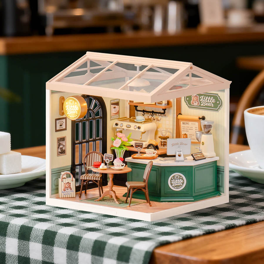 Rolife Perfect Romance Cafe Super Creator Miniature House DW028