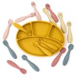 3PCS Cute Baby Learning Spoons Utensils Set