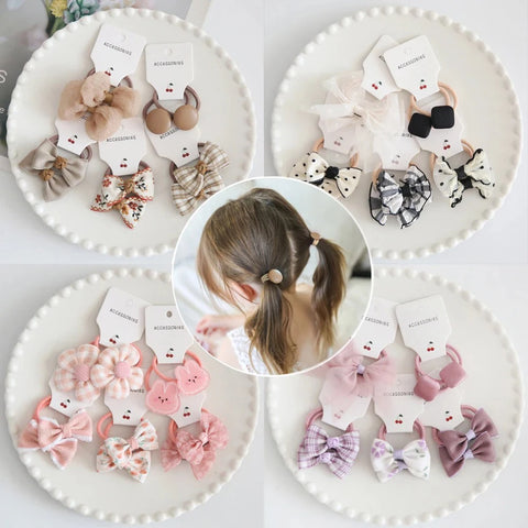 10Pcs Baby Girl Hair Accessories Bow Sweet Kids Hairbands
