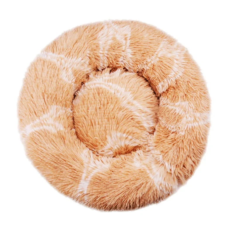 Cosy Round Plush Pet Bed 40-90cm