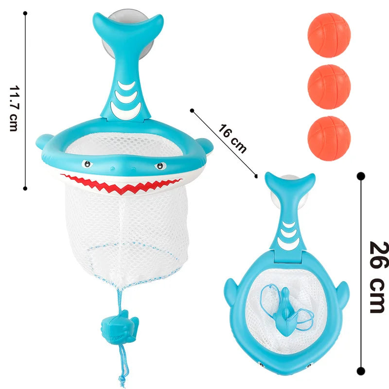 Baby Bath Shooting Basketball Whale