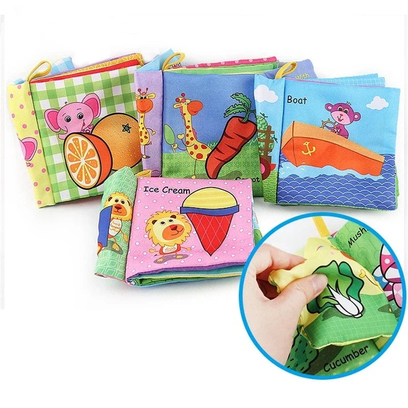 Baby Cloth Book Fruits Animals