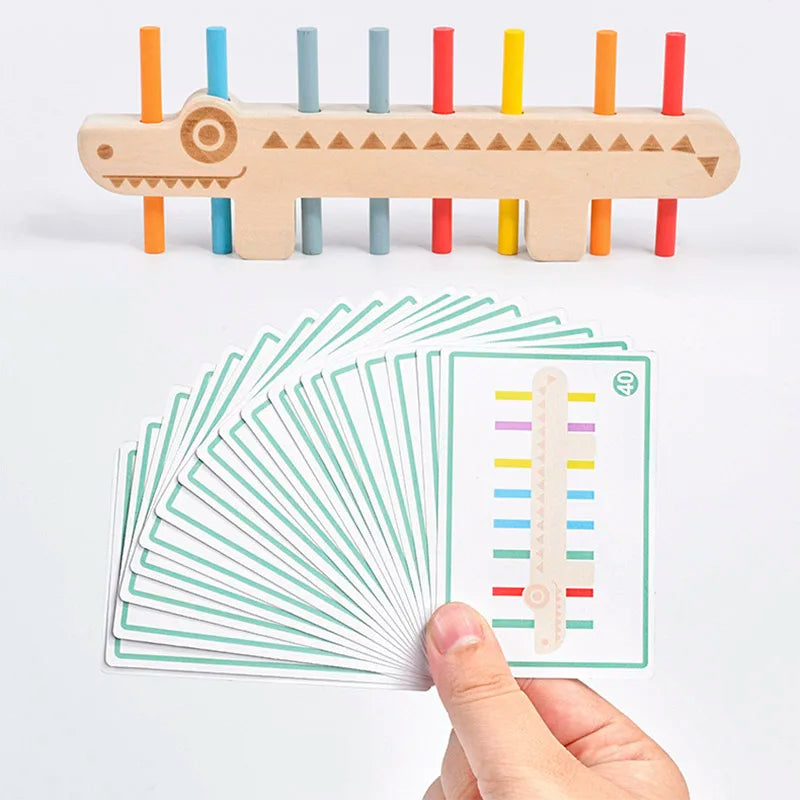 Wooden Toy Colour Matching Games