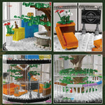 Mould King 16013 Streetview Building Block Forest Villa A Tree in the House