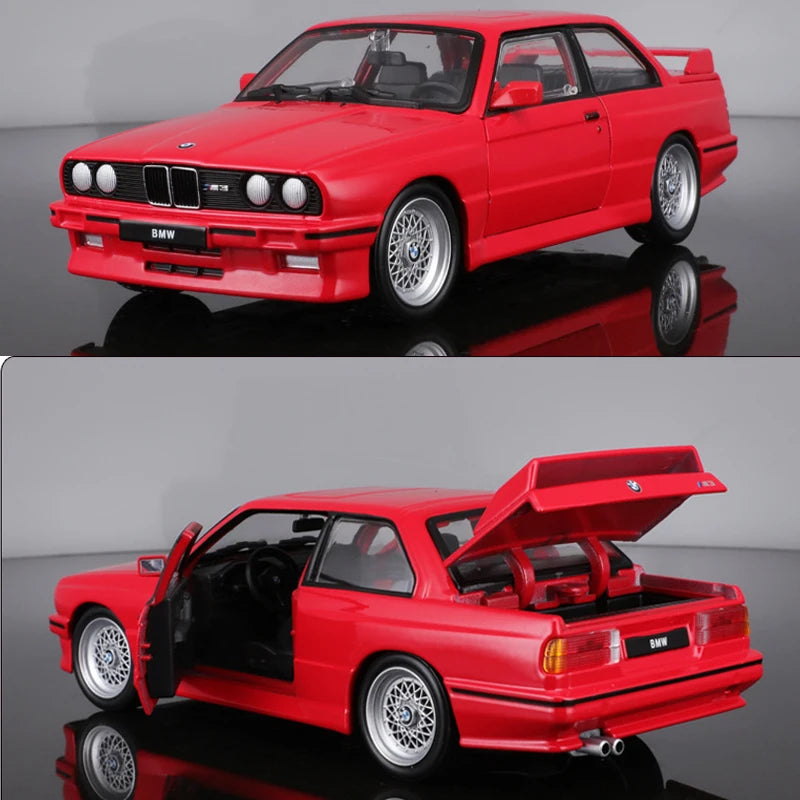 Bburago 1998 BMW M3 (E30) スポーツカー モデル 1:24 スケール 合金