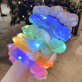 Colorful LED Hair Scrunchies