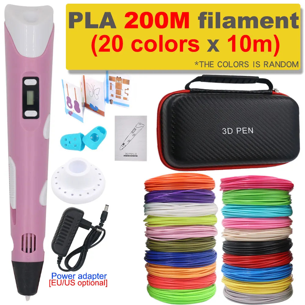 3D Printing Pen 200M PLA Filament