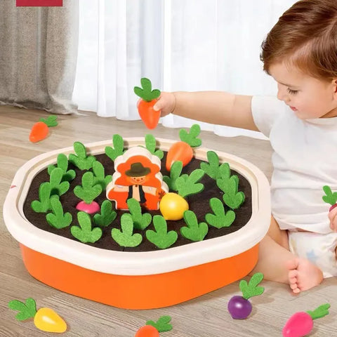 Baby Montessori Carrot Farm For Toddler