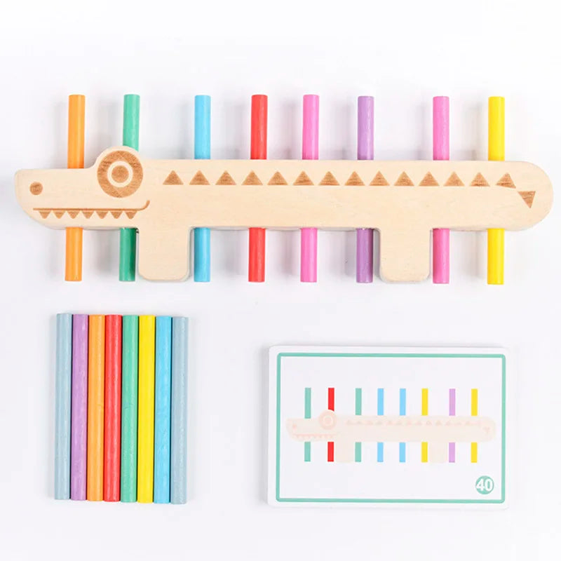 Wooden Toy Colour Matching Games