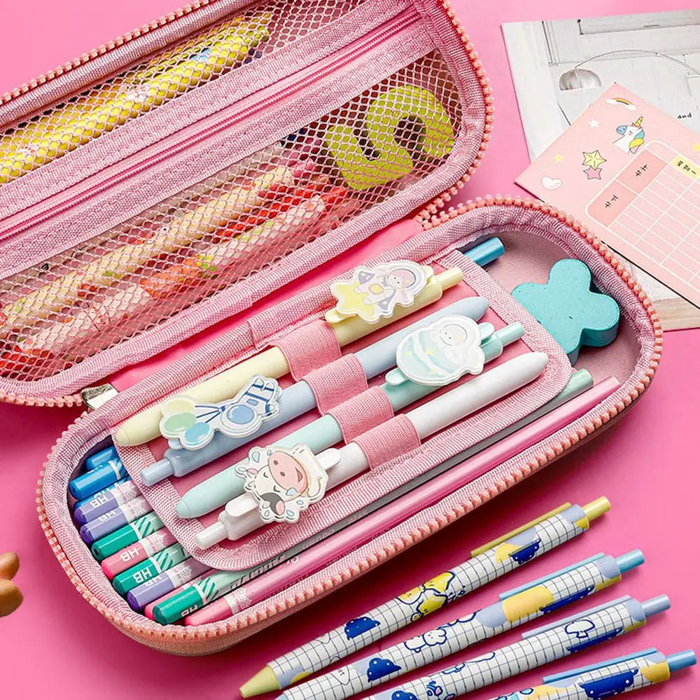 3D Cartoon PU Pencil Case