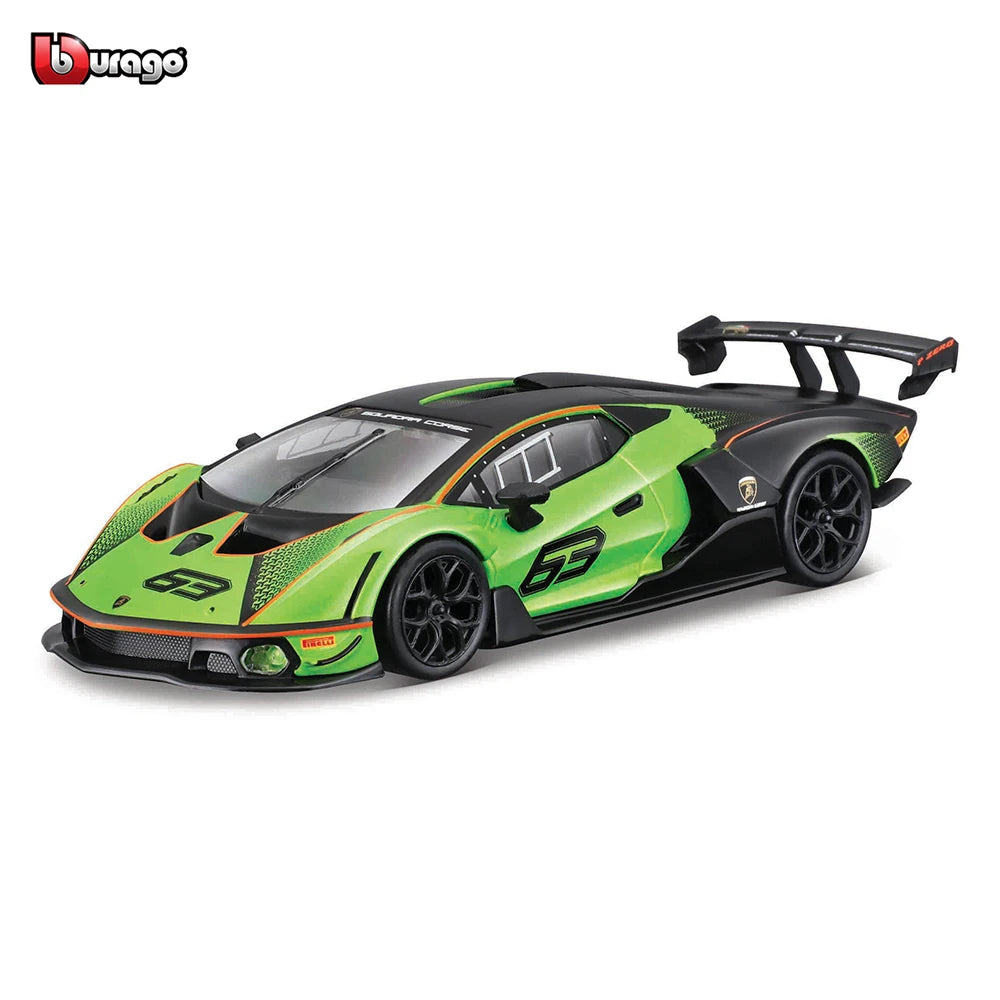 Bburago 1:32 Lamborghini Essenza SCV12 Model DTM Racing Car Convertible Alloy