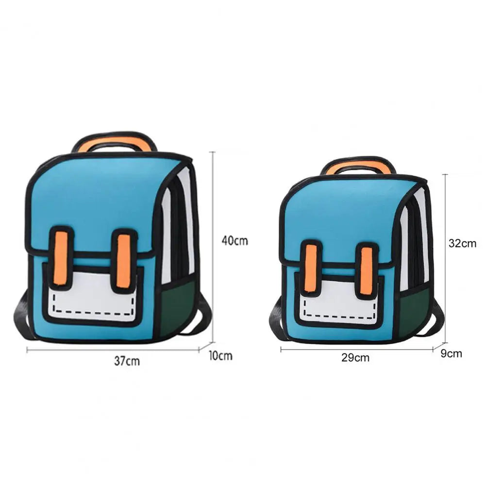 Creative Design Backpack Cute Large Capacity Adjustable Strap