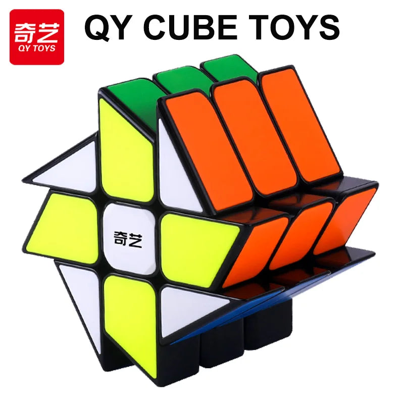 QiYi Speedcube Windmill Magic Cube Special 3x3x3 Stickerless