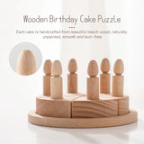 Wooden Birthday Cake Pretend Toy
