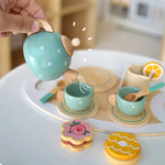 Wooden Afternoon Tea Set